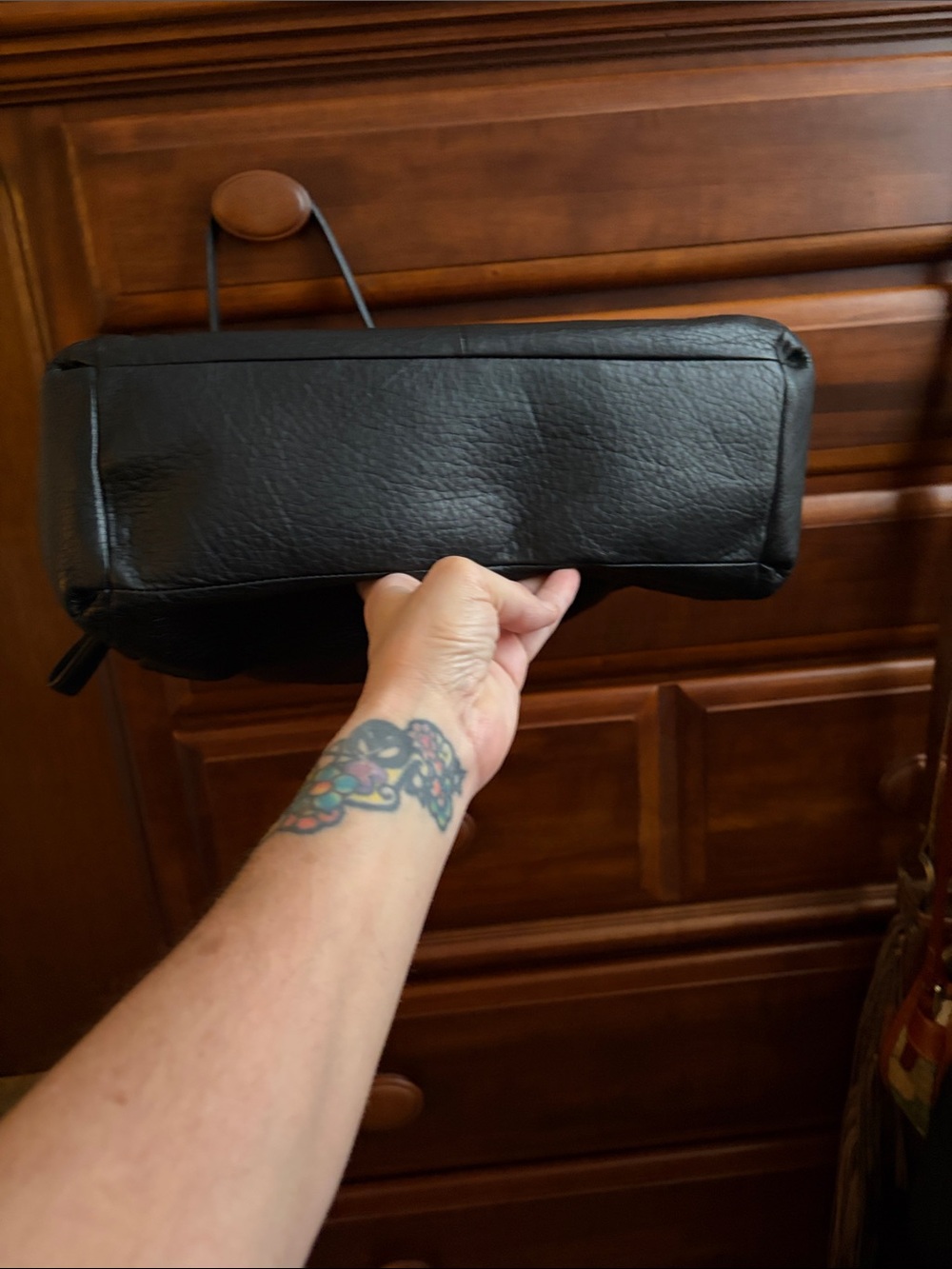 Coach Black Pebbled Leather Hobo with Gold Hardware AS IS *READ* - Picture 2 of 5
